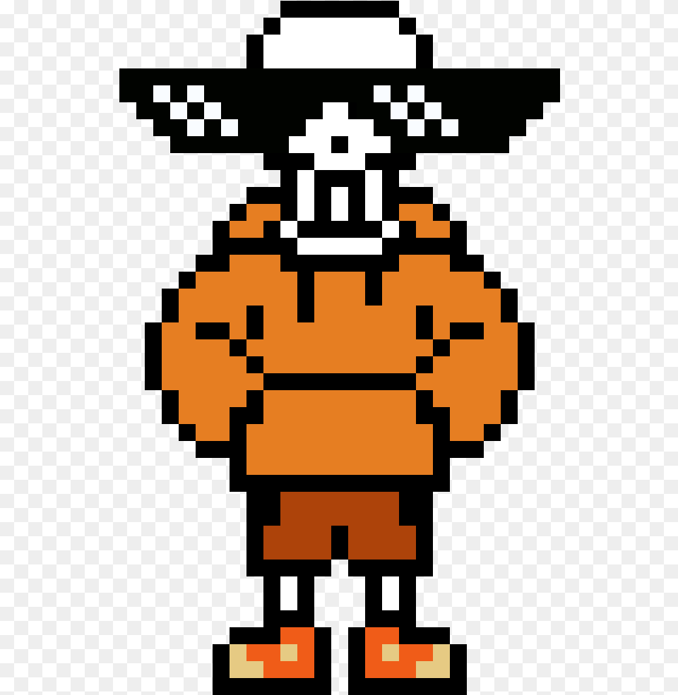 Mlg Papoorus Underswap Sans Pixel Art, First Aid, Robot Free Png Download