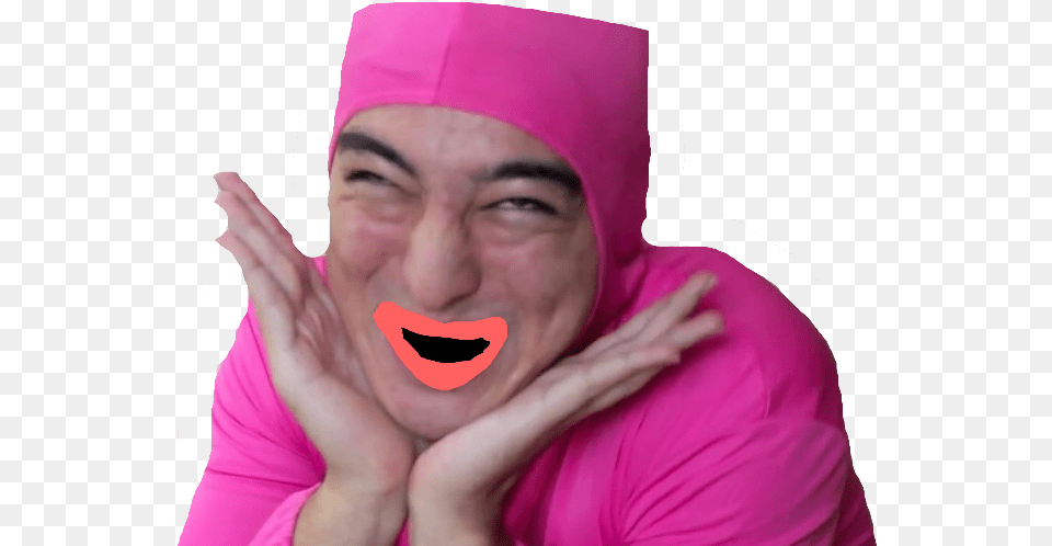 Mlg Pink Guy Gif, Face, Head, Person, Adult Png