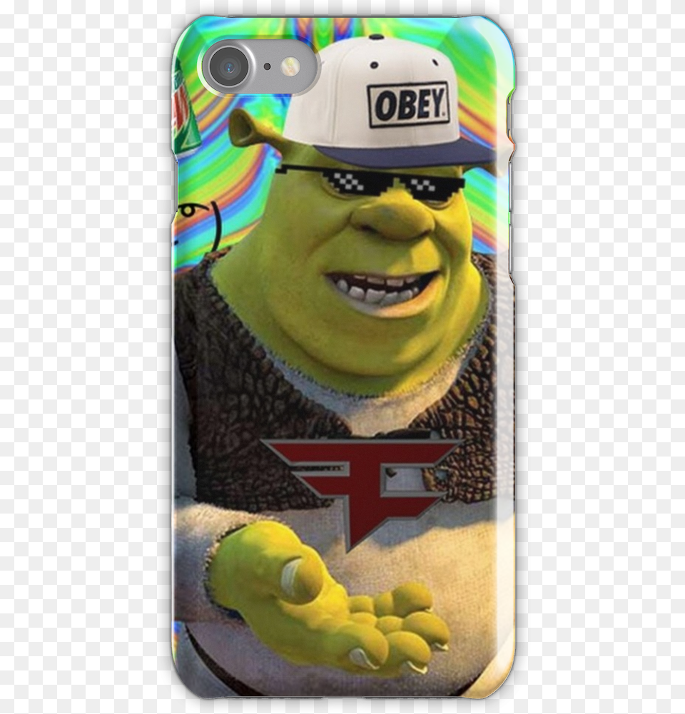 Mlg Shrek Iphone 7 Snap Case Mlg Shrek Iphone 8 Cases Shrek, Baby, Person, Baseball Cap, Cap Png