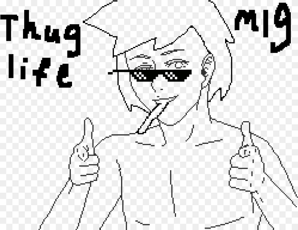 Mlg Sketch Cartoon, Body Part, Finger, Hand, Person Png Image