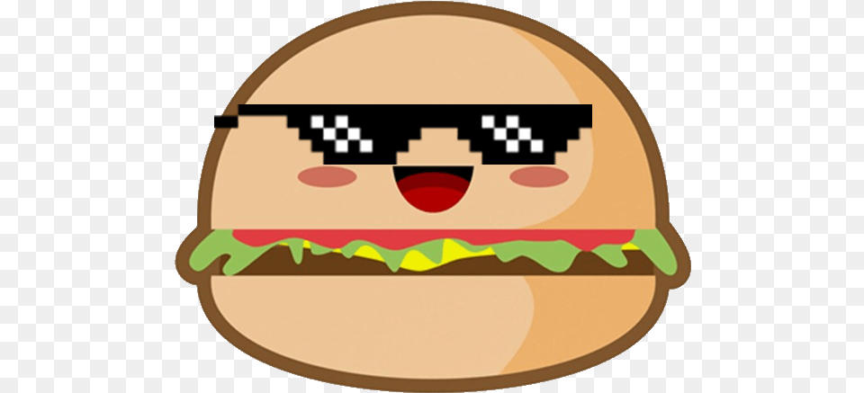 Mlgburger Discord Emoji Kawaii Burger Food, Disk Free Transparent Png