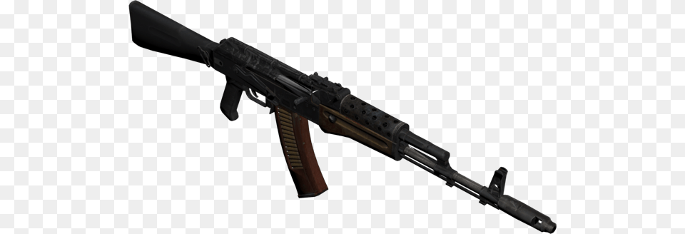 Mll Ak 74m Isometric Metro 2033 Kalash, Firearm, Gun, Rifle, Weapon Free Png Download