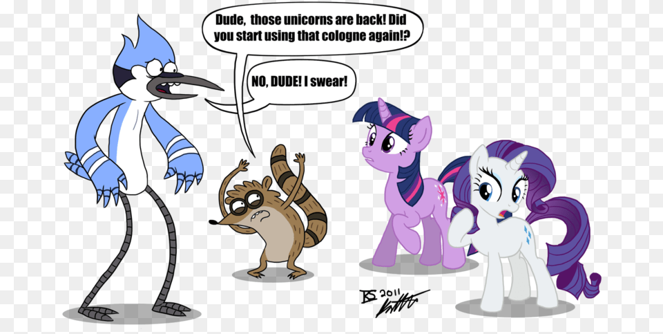 Mlp And Regular Show, Book, Comics, Publication, Baby Png Image