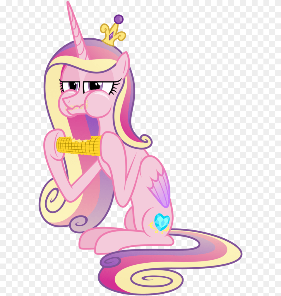 Mlp Cadence Eating Corn, Cartoon, Baby, Person, Face Png