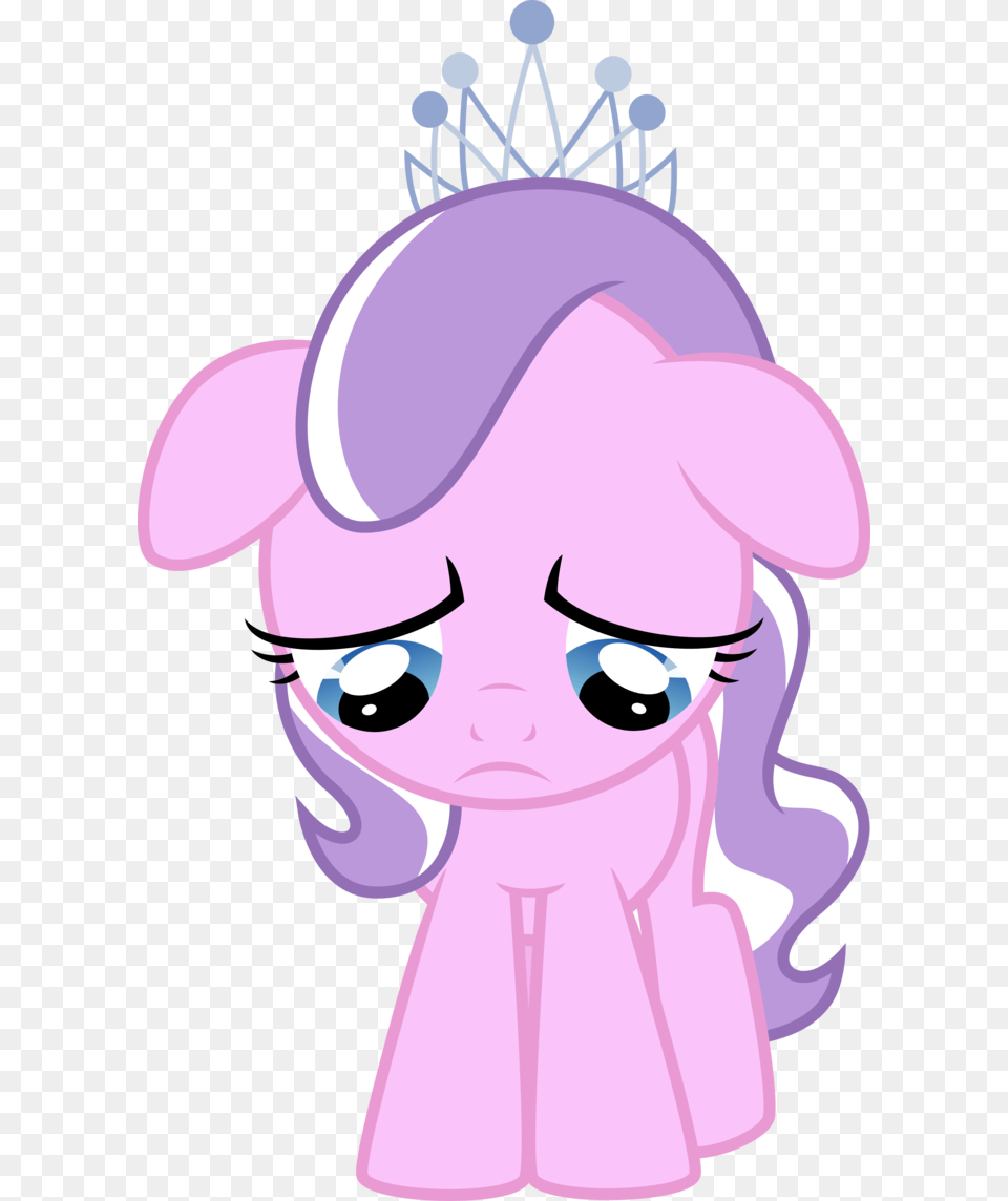 Mlp Diamond Tiara Sad, Accessories, Purple, Baby, Person Png Image