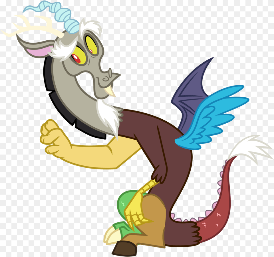 Mlp Discord Wings, Dragon, Cartoon Png Image