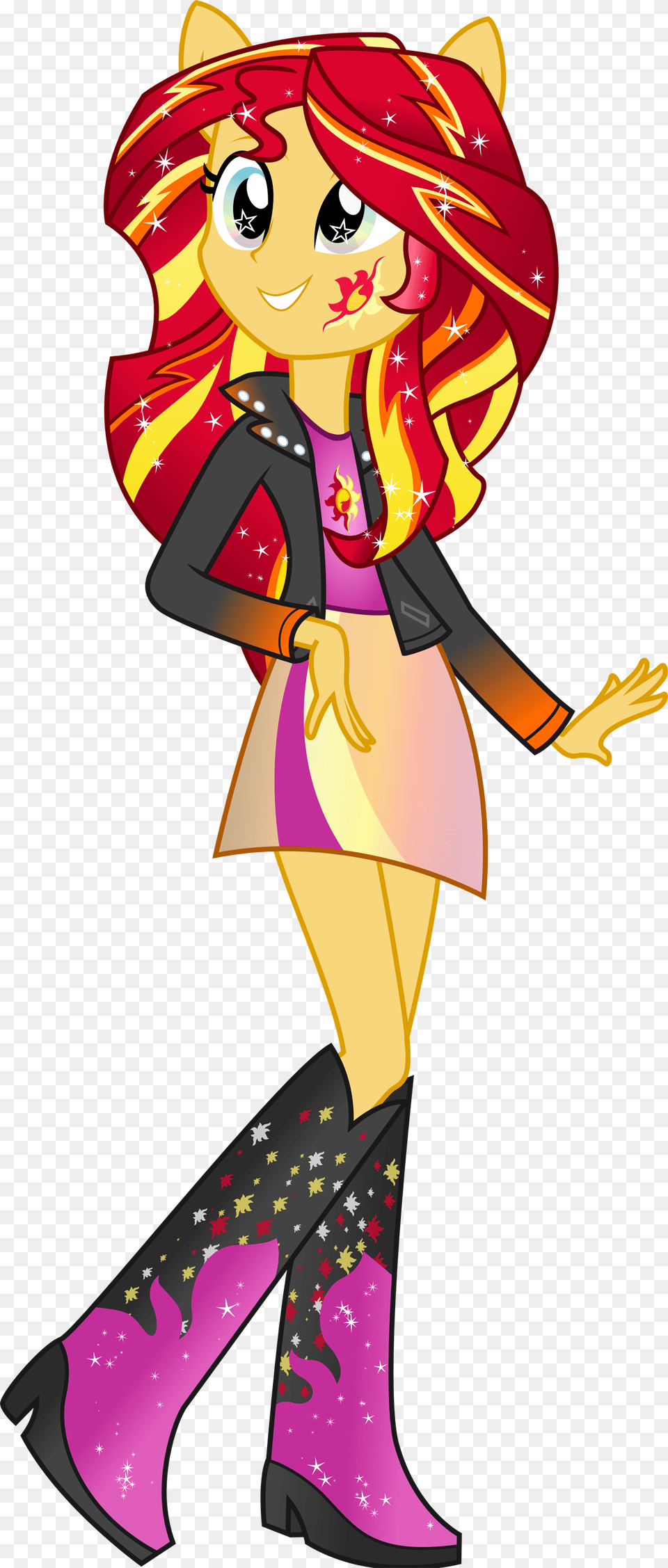 Mlp Eg Rainbow Rocks Sunset Shimmer Sunset Shimmer Equestria Girl Rainbow Rocks, Book, Comics, Publication, Face Free Png Download