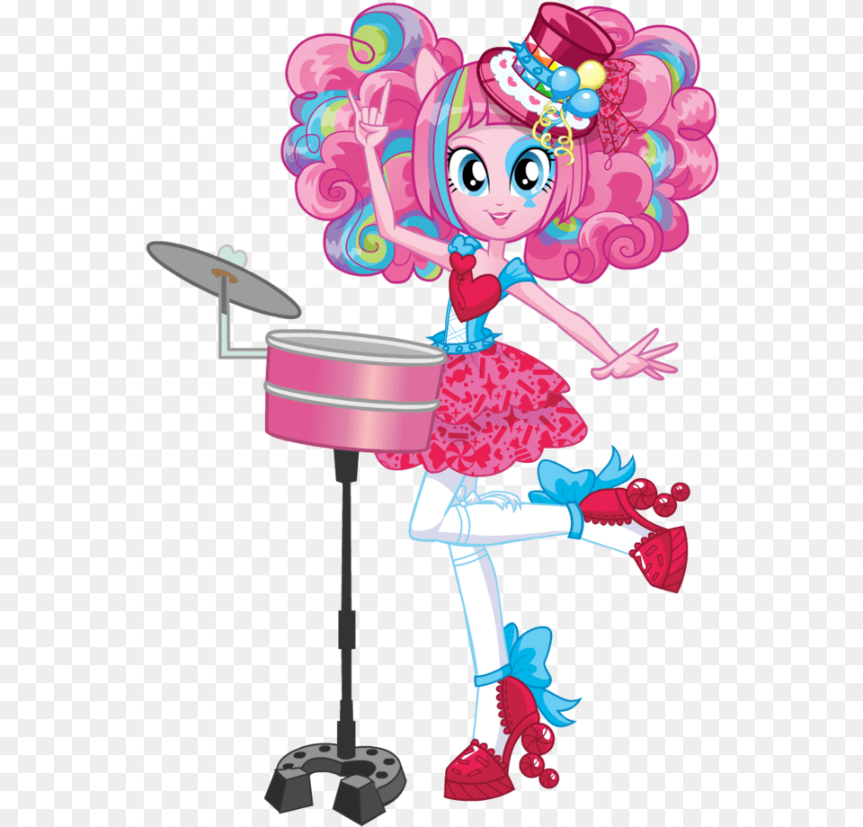 Mlp Eg2 Rainbow Rocks Pinkie Pie New Look By, Baby, Person, Face, Head Free Png