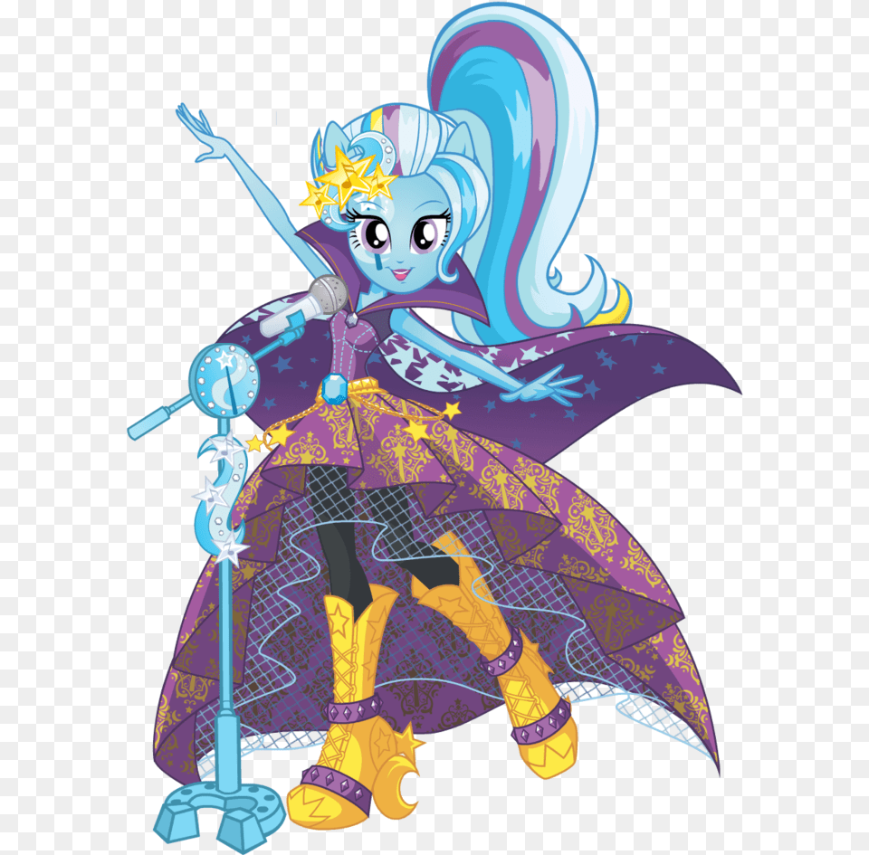 Mlp Eg2 Trixie New Look By Ytpinkiepie2 D7yxnsv Equestria Girls Rainbow Rocks Trixie, Publication, Book, Comics, Baby Png Image