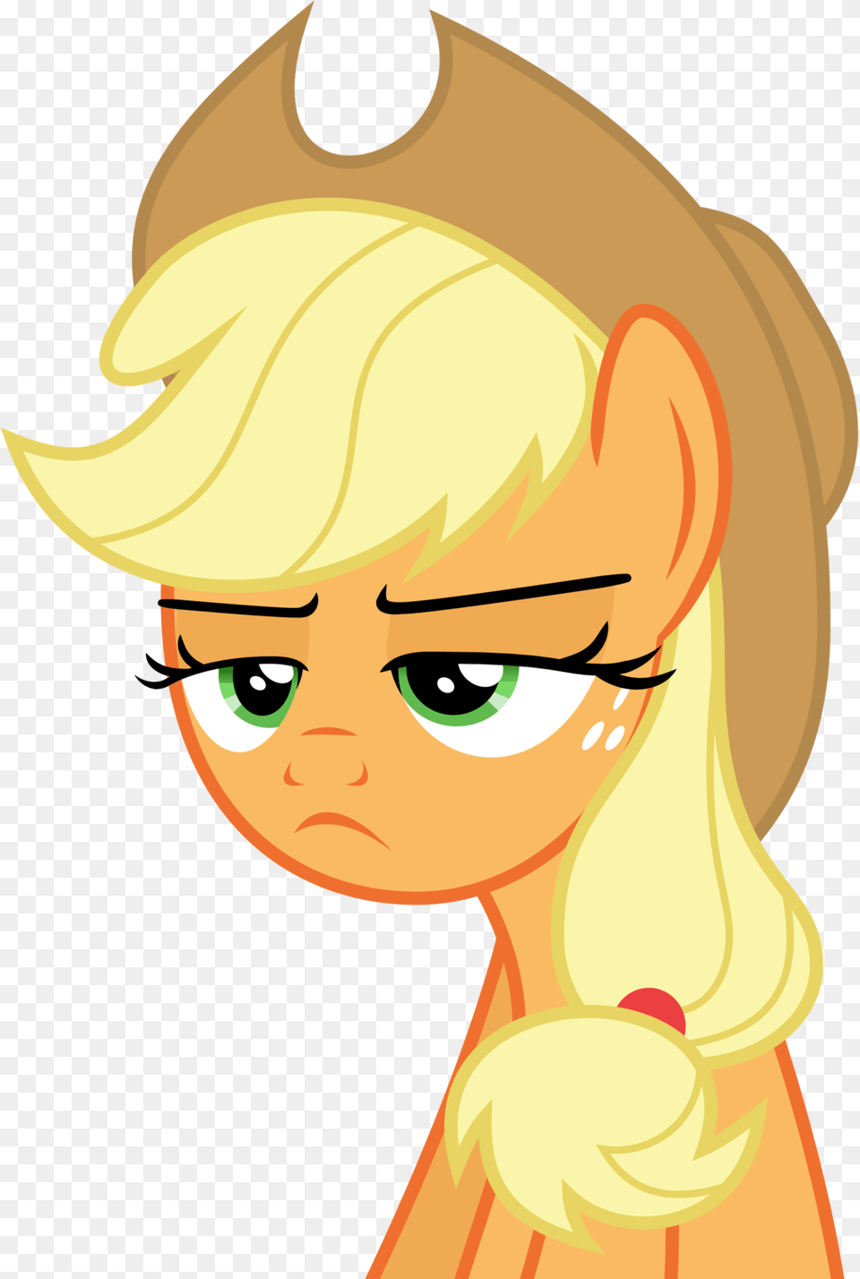 Mlp Jappleack Is Not Amused By Mewtwo Ex My Little Pony Applejack L, Adult, Female, Person, Woman Free Png Download