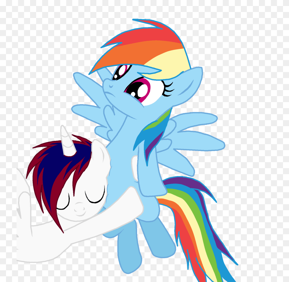 Mlp Listening Rainbow Dashs Hungry Belly, Book, Comics, Publication, Baby Png Image