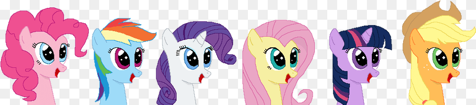 Mlp Mane 6 Gif, Baby, Person, Art, Face Free Png