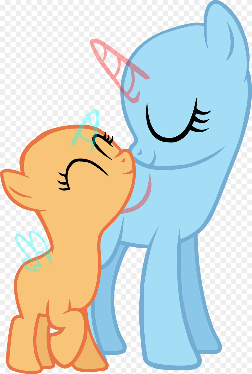 Mlp Mother And Daughter Base, Baby, Person, Face, Head Free Transparent Png