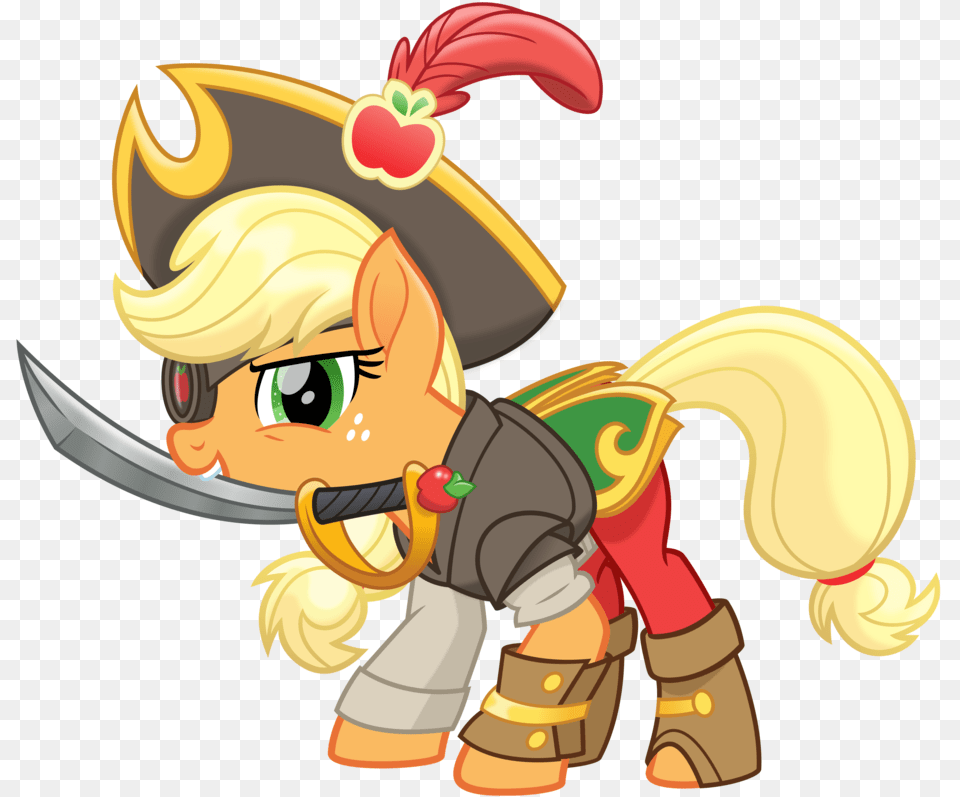 Mlp Movie Spoiler The Dread Pirate Applejack By Cheezedoodle96 My Little Pony Pirates, Person, Baby Png