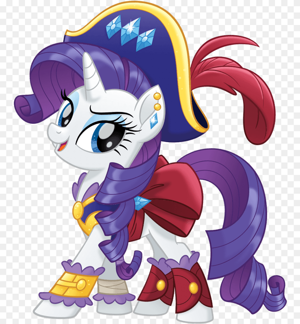 Mlp Movie Vector Pirate Rarity My Little Pony As Pirates, Book, Comics, Publication, Baby Free Transparent Png