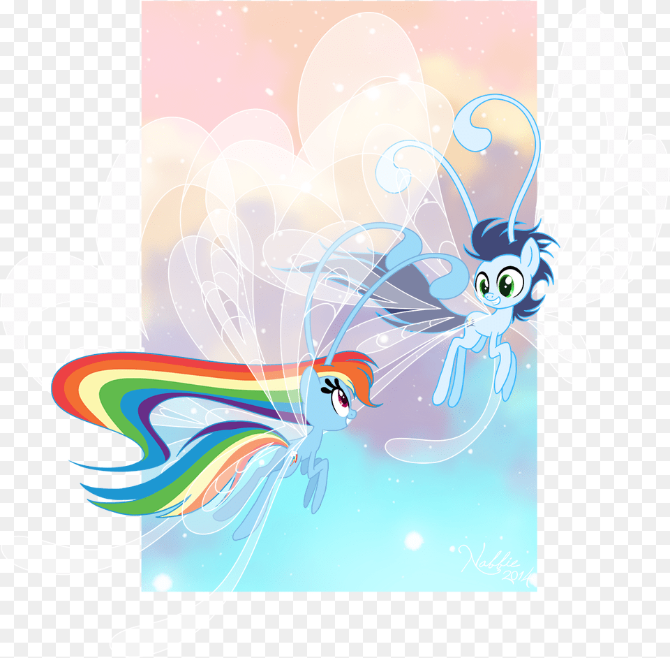 Mlp My Little Pony And Rainbow Dash Image Mlp Nightly Breezies, Art, Graphics, Floral Design, Pattern Png