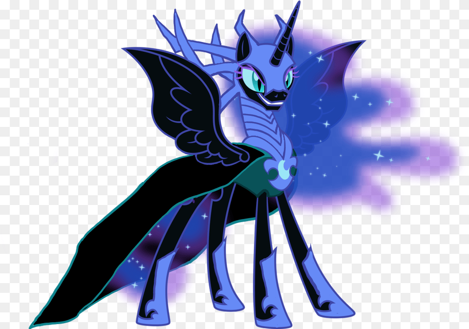 Mlp Nightmare Moon Vector Mlp Nightmare Moon Cute, Art, Graphics, Purple, Animal Free Png