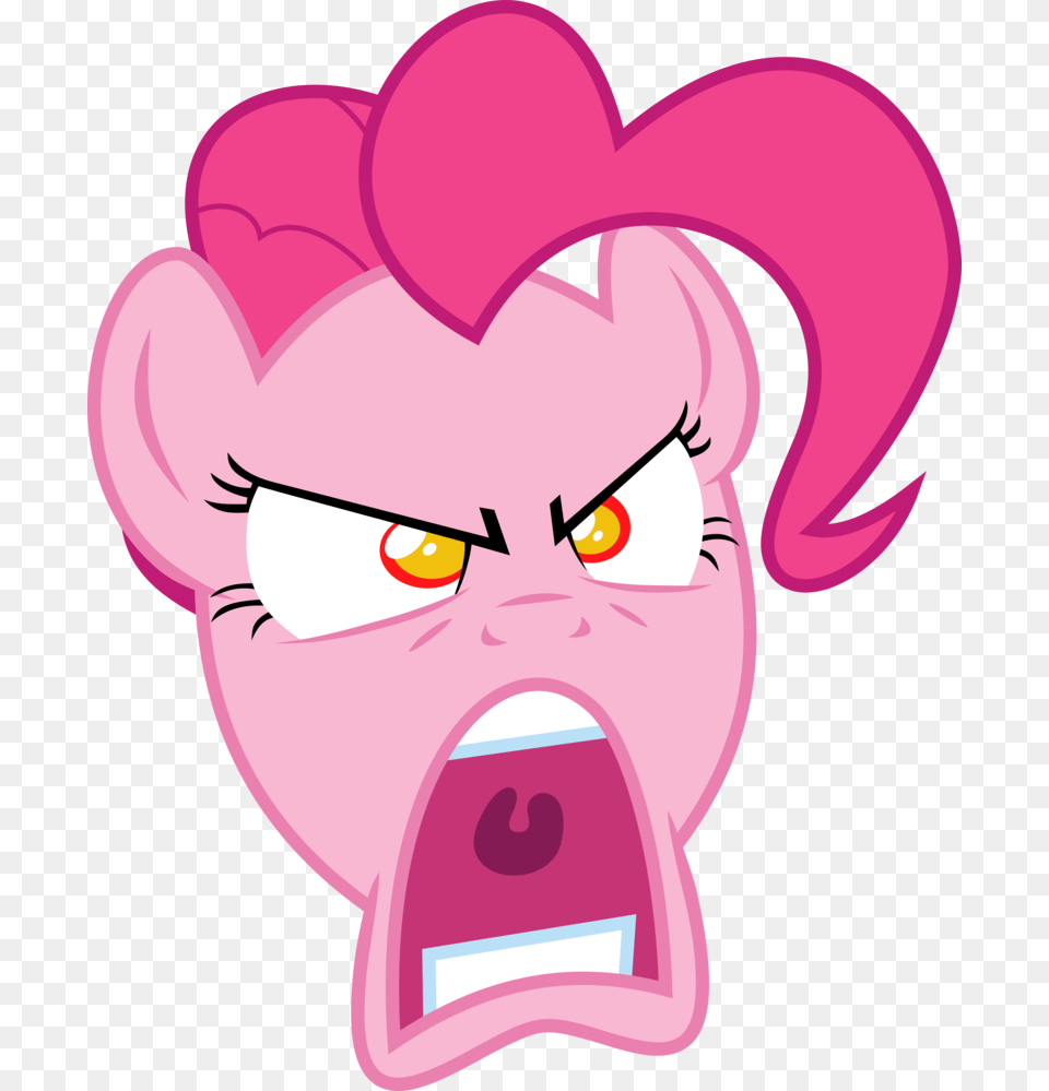 Mlp Pinkie Pie Mad, Purple, Baby, Person, Face Free Png Download