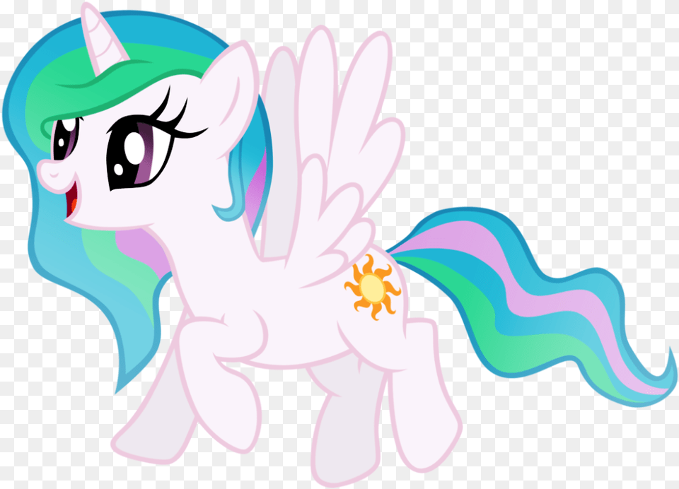 Mlp Princess Celestia Pink Mane Download My Little Pony Celestia Young, Cartoon, Face, Head, Person Free Transparent Png