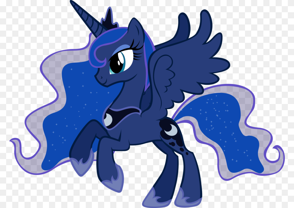 Mlp Princess Luna Vector, Cartoon, Baby, Person Png