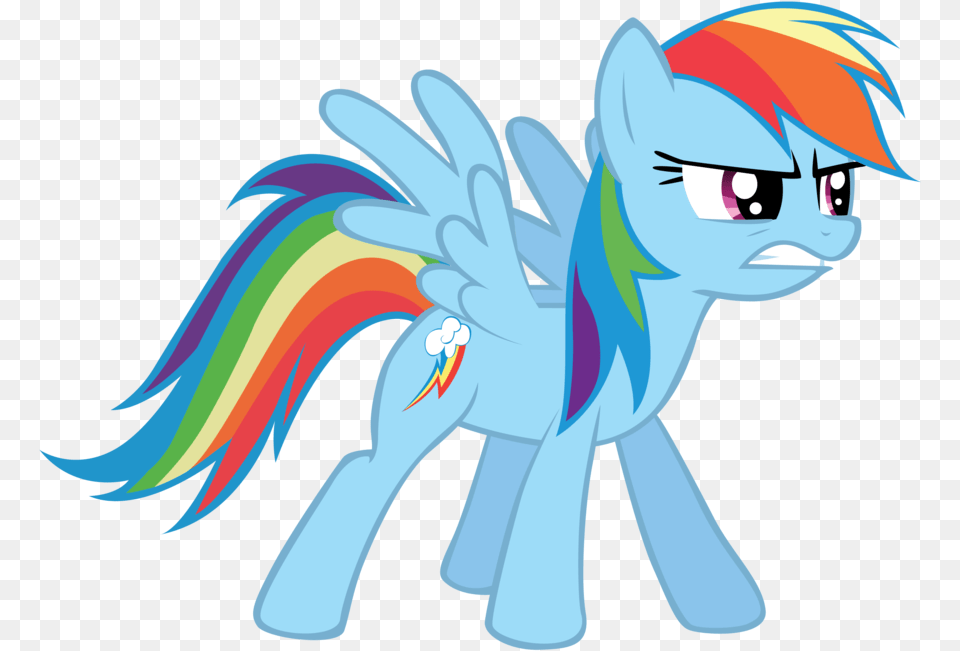 Mlp Rainbow Dash Angry, Book, Comics, Publication, Baby Png Image