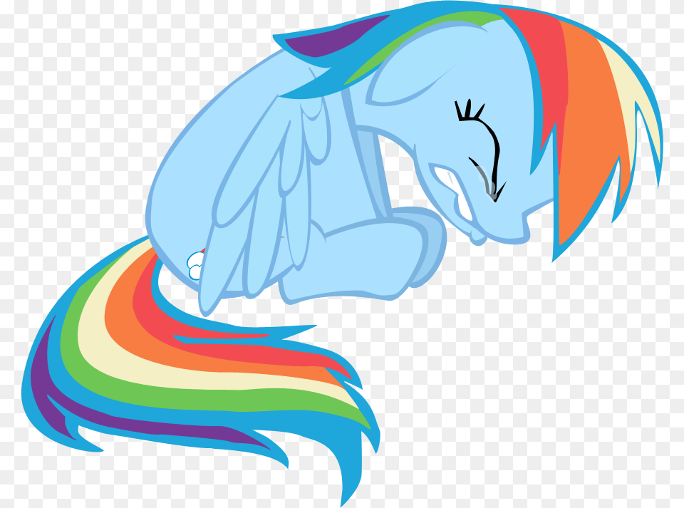 Mlp Rainbow Dash Sad, Art, Ice, Nature, Outdoors Free Transparent Png