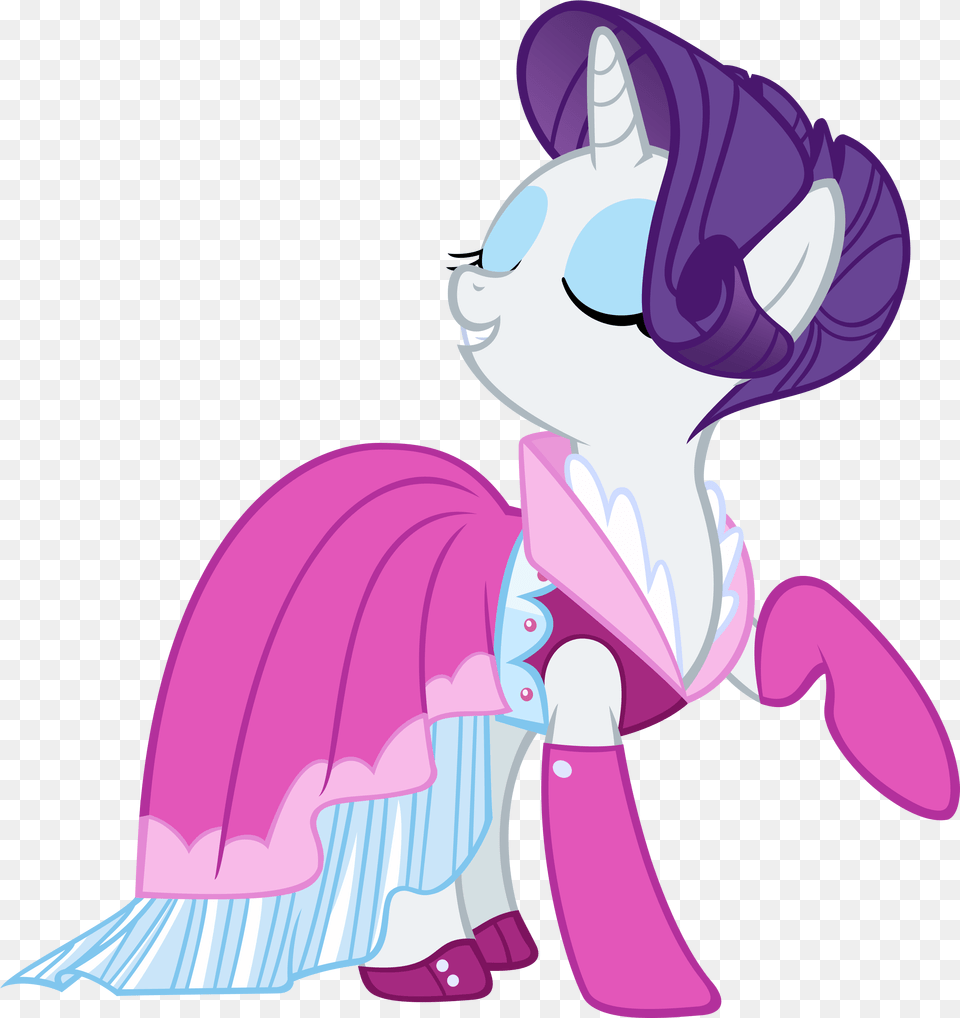 Mlp Rarity In A Dress, Book, Comics, Publication, Purple Free Transparent Png