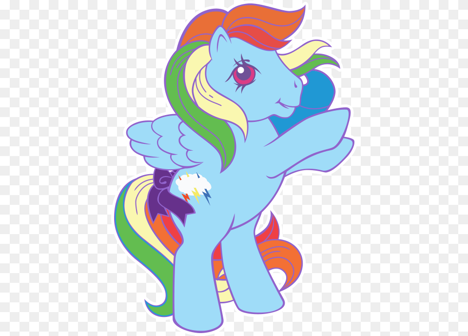 Mlp Retro Rainbow Mane, Baby, Person, Art, Graphics Png