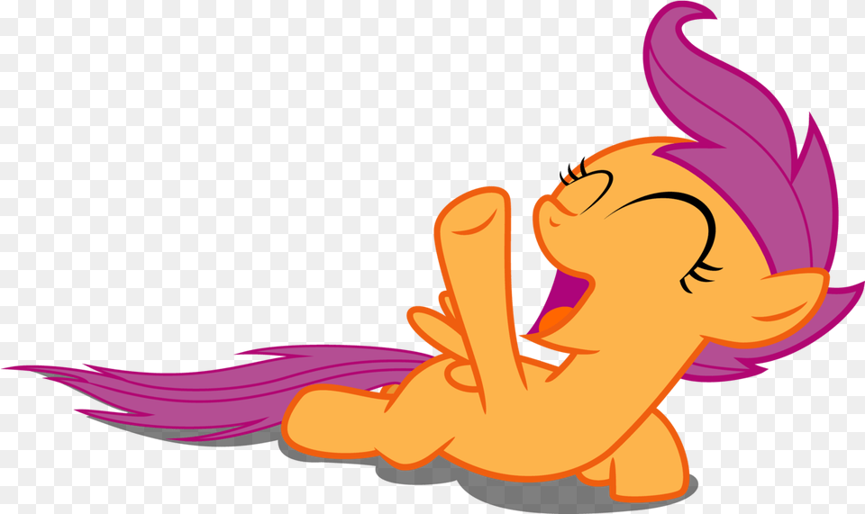 Mlp Scootaloo Laughing Vector Clipart Mlp Scootaloo Laughing, Art, Graphics, Cartoon, Baby Free Png Download