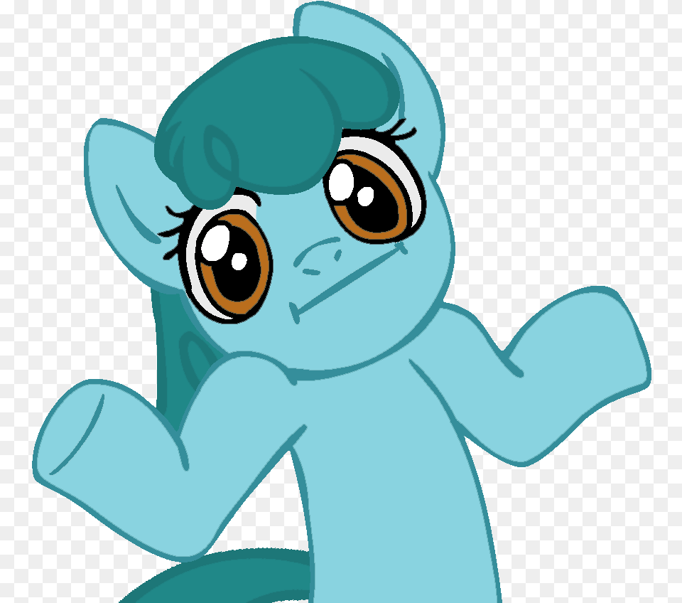 Mlp Shrug Derpy Clipart Download My Little Pony Meme, Baby, Person, Alien Free Png