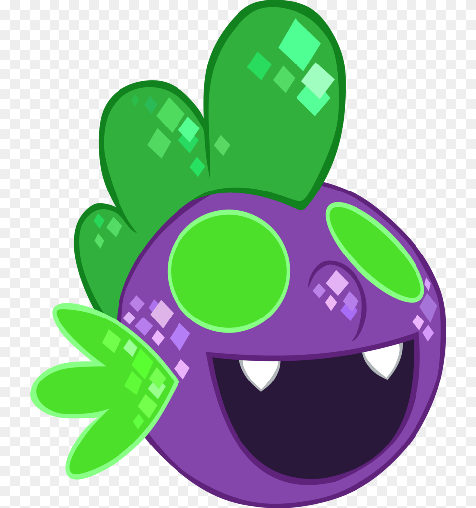 Mlp Spike Dj, Purple, Green Free Transparent Png