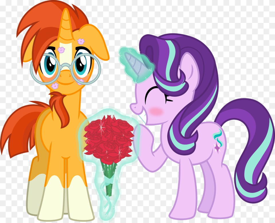 Mlp Sunburst X Starlight Glimmer Kiss Download Starlight Glimmer And Sunburst Kiss, Art, Graphics, Baby, Person Png