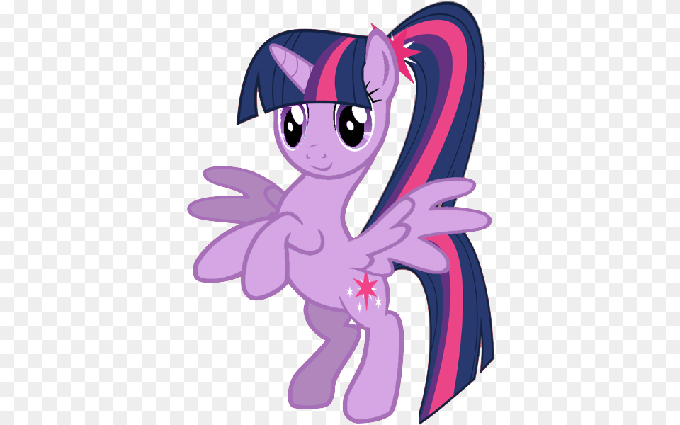 Mlp Twilight With A Ponytail By Winxflorabloomroxy, Book, Comics, Publication, Purple Free Png