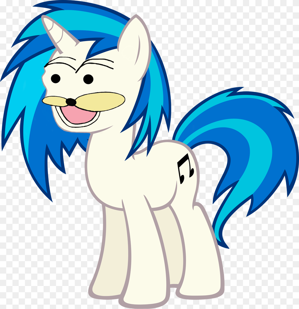 Mlp Vinyl Scratch No Glasses, Book, Comics, Publication, Cartoon Free Png Download