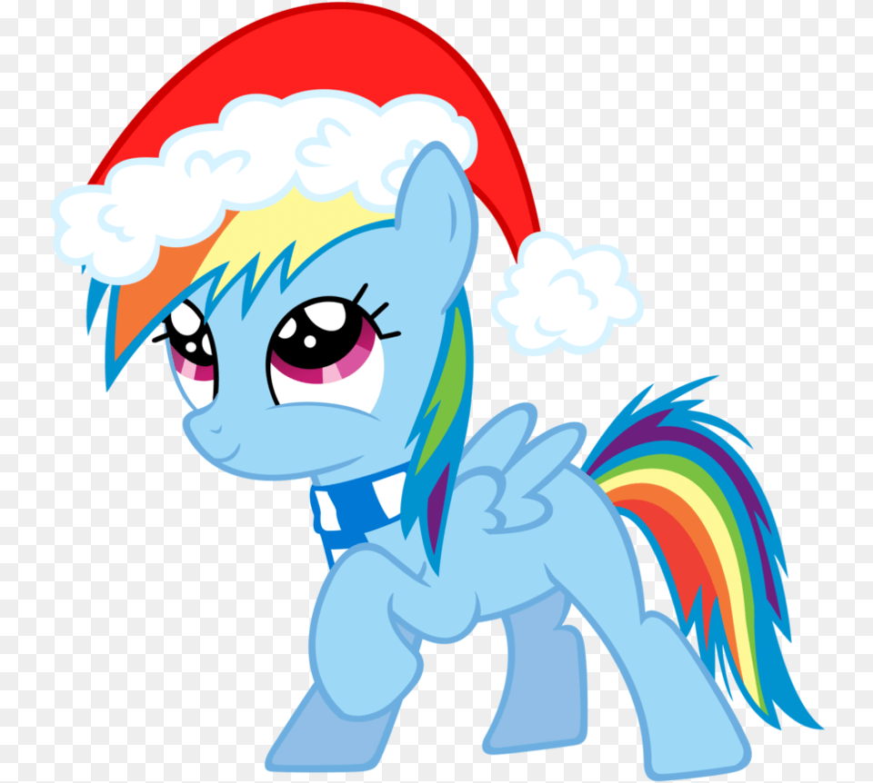 Mlp Wallpaper Rainbow Dash Christmas Pscvwa My Little Pony Rainbow Dash Christmas, Book, Comics, Publication, Art Free Png Download