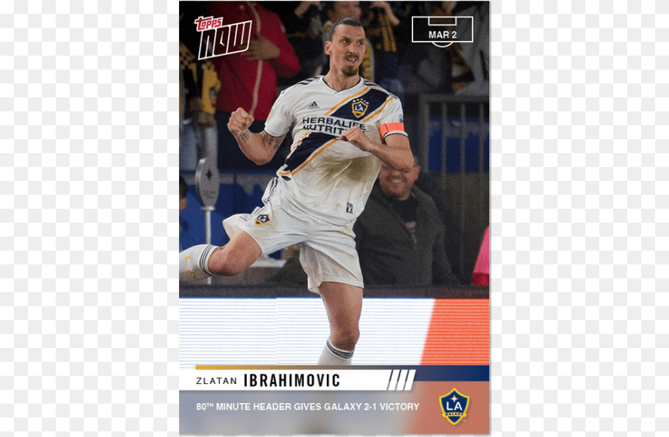 Mls Topps Now Card La Galaxy, Adult, Man, Male, People Free Png Download