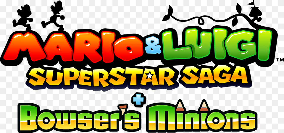 Mlssbm Logo Mario Amp Luigi Superstar Saga Bowser39s Minions Logo, Dynamite, Weapon, Text Png Image
