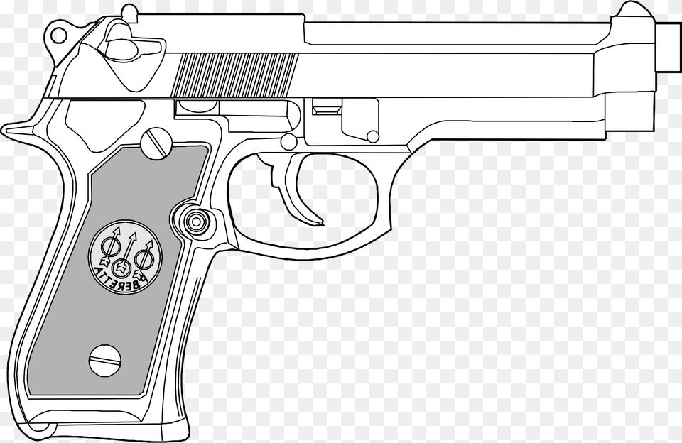 Mm Big Image 9mm Handguns Clip Art, Firearm, Gun, Handgun, Weapon Free Png Download