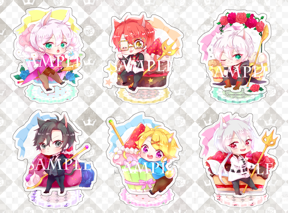 Mm Mystic Messenger Dessert Acrylic Stand Free Transparent Png