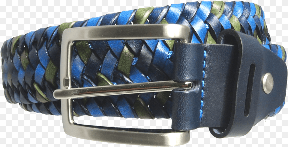 Mm Tri Color Elastic Weave Belt Blue Mens Belts Belt, Accessories, Buckle Free Transparent Png