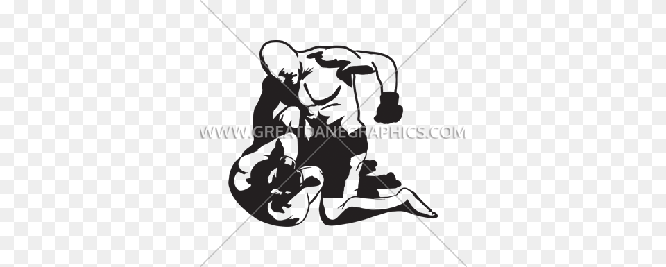 Mma Fight Production Ready Artwork For T Shirt Printing, Kneeling, Person, Animal, Wildlife Png Image