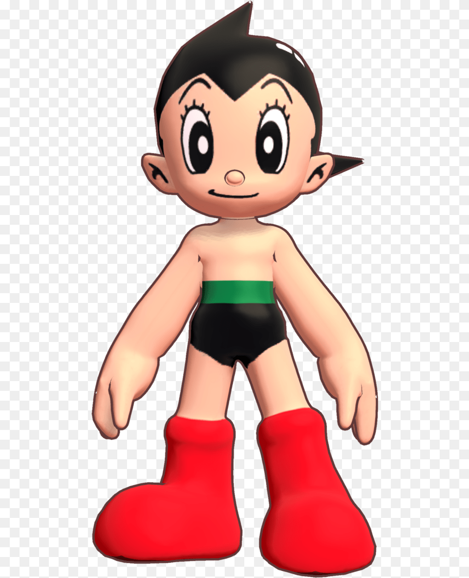 Mmd Astro Boy Dash Model Export Preview Robotic, Baby, Person, Face, Head Png