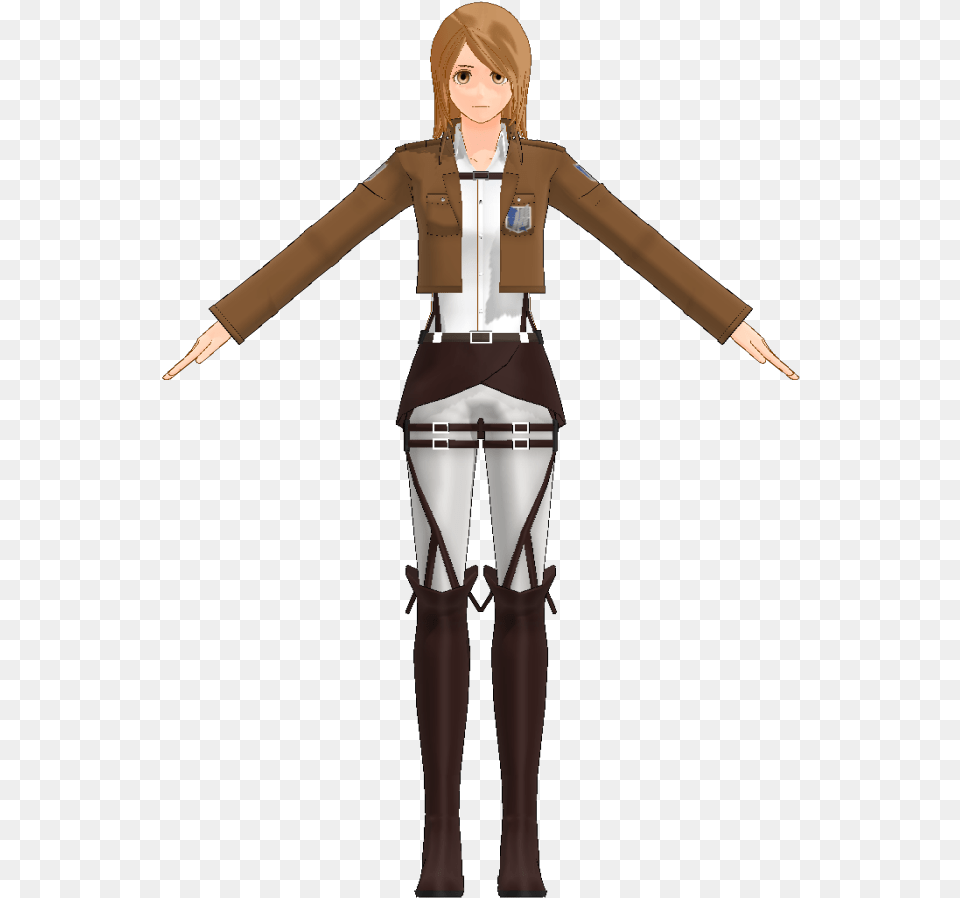 Mmd Attack On Titan Models, Clothing, Costume, Person, Adult Png