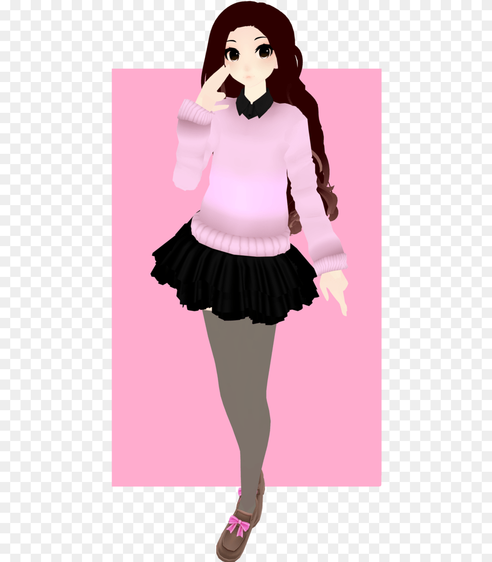 Mmd Dl Model, Leisure Activities, Clothing, Dancing, Sleeve Free Png