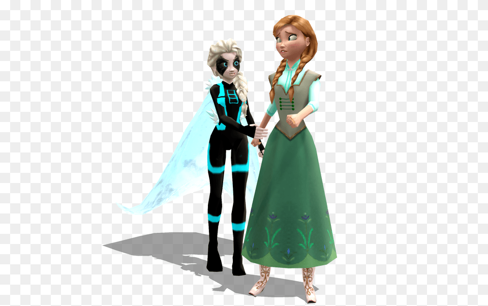 Mmd Frozen, Clothing, Dress, Adult, Person Free Transparent Png