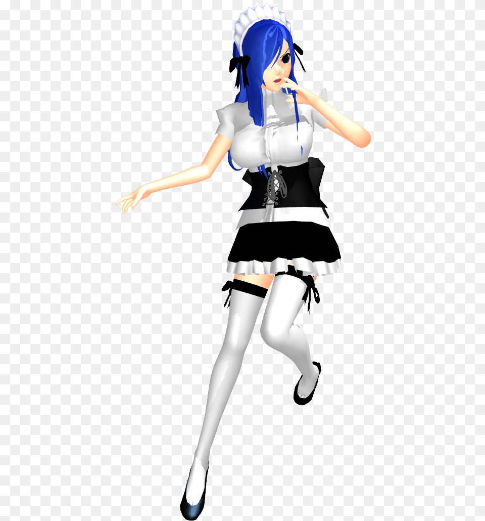Mmd Ft Maid Juvia Dl By On Clipart Library Maid, Book, Clothing, Comics, Costume Free Transparent Png