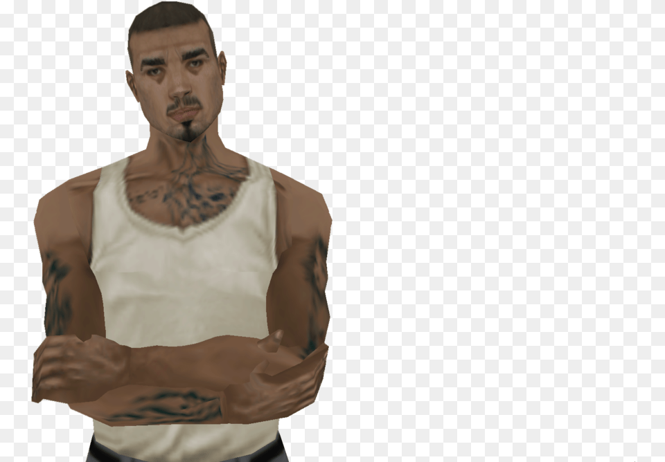 Mmd Gtasa Cesar Vialpando Dl By Xdonotenterx D76r9nv Skin Gta Sa, Tattoo, Person, Adult, Man Free Transparent Png