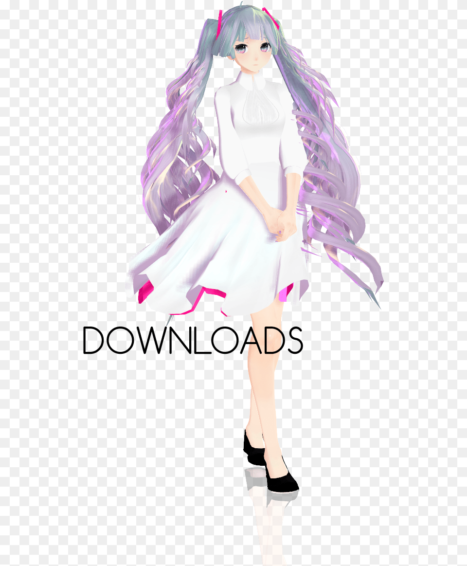 Mmd Model Cute Tda Miku, Book, Comics, Publication, Adult Free Png Download