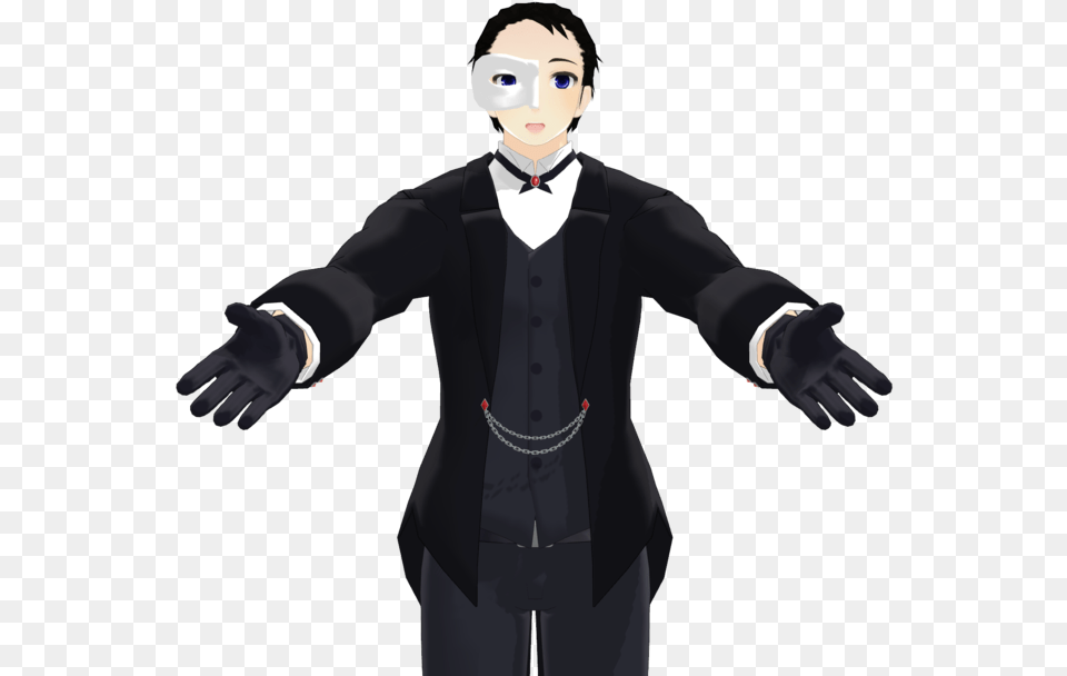 Mmd Phantom Of The Opera, Tuxedo, Clothing, Suit, Formal Wear Free Transparent Png