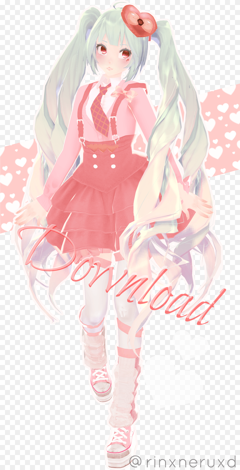 Mmd Pink Miku, Book, Comics, Publication, Baby Png Image